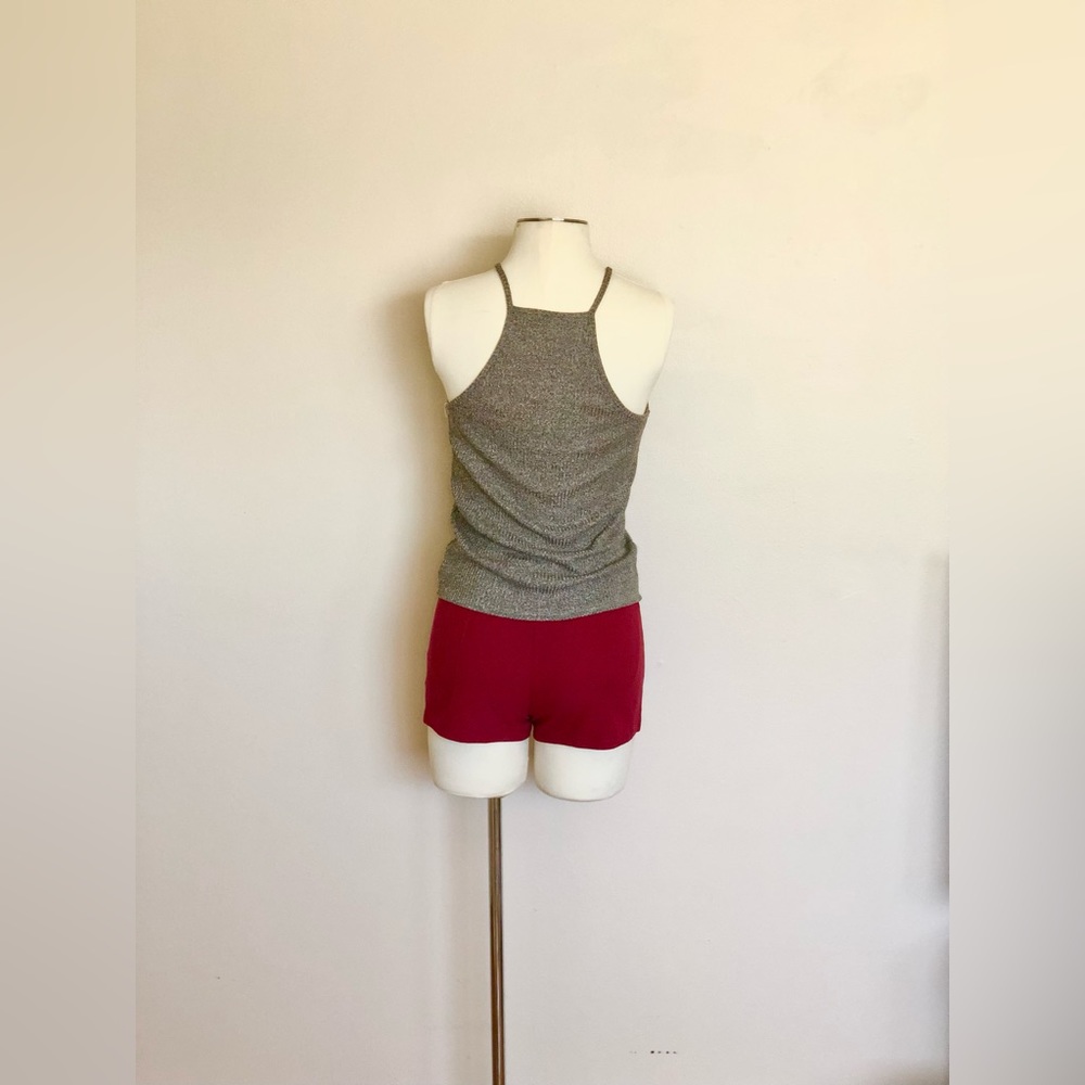 Purple Snow Ribbed Tank - Picture 2 of 3